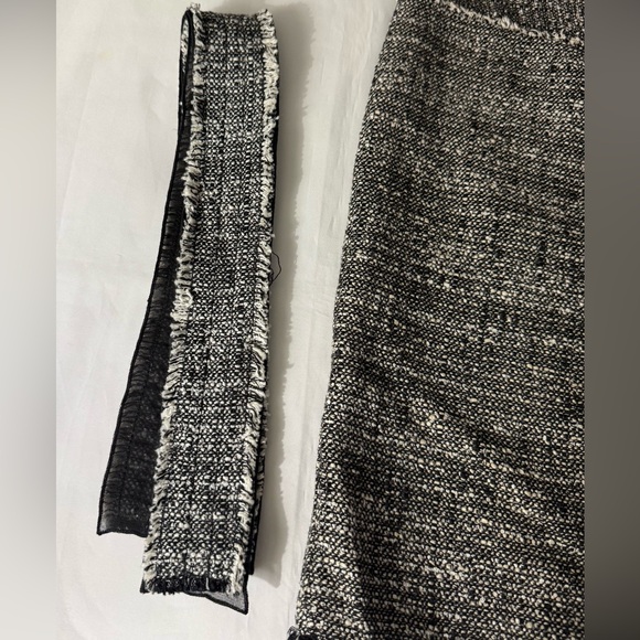 Ann Taylor Fine Italian Fabric Matching Tweed Set - Blazer & Knee Length Skirt - Picture 11 of 16